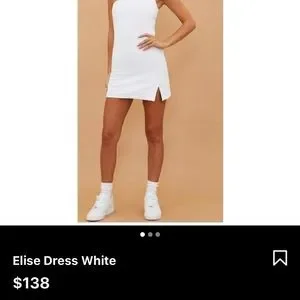 Beach riot elise dress white BRAND NEW